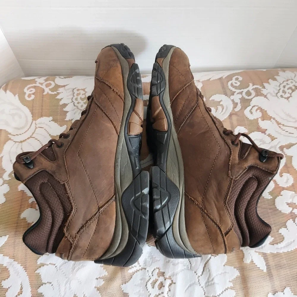 Merrell Mens Forestbound Mid Waterproof Hiking Boots Brown Leather J91819 Sz 13